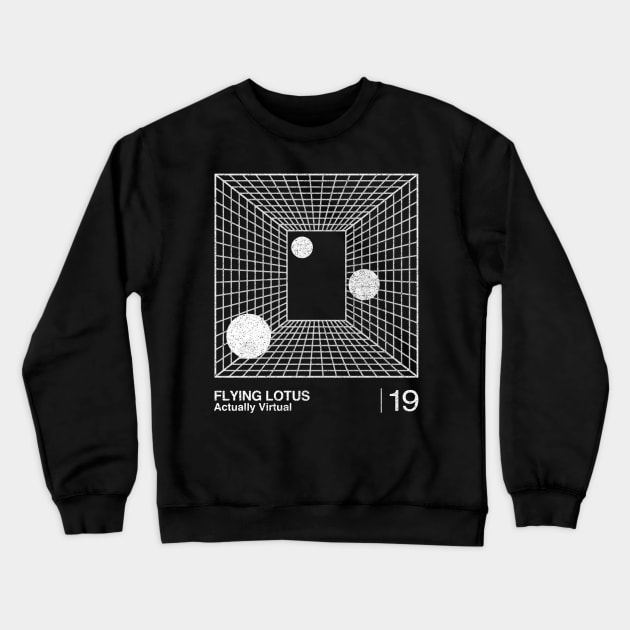 Flying Lotus / Minimalist Graphic Artwork Fan Design Crewneck Sweatshirt by saudade